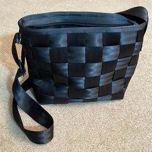 Harveys Black and Blue Crossbody Bag